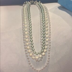 Elegant Multi-Strand Pearl Necklace